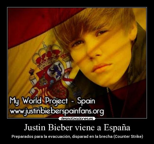 Justin Bieber viene a España -