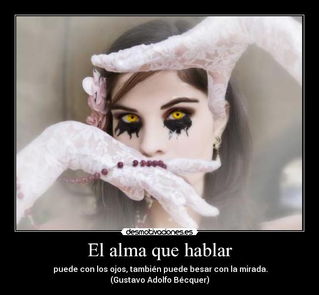 El alma que hablar -