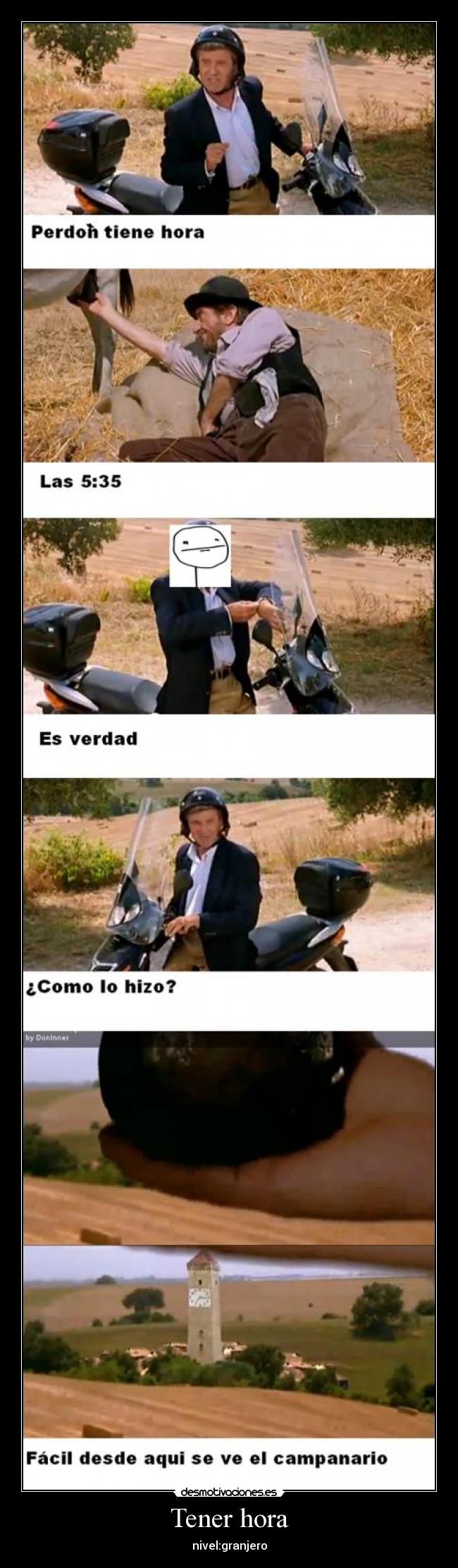 Tener hora - nivel:granjero