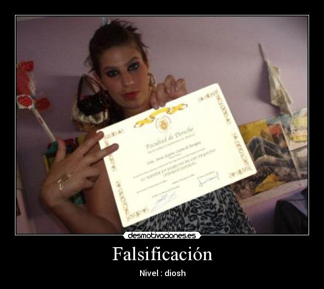 Falsificación -