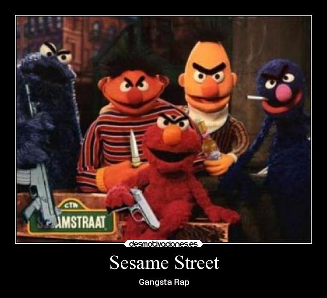 Sesame Street - Gangsta Rap