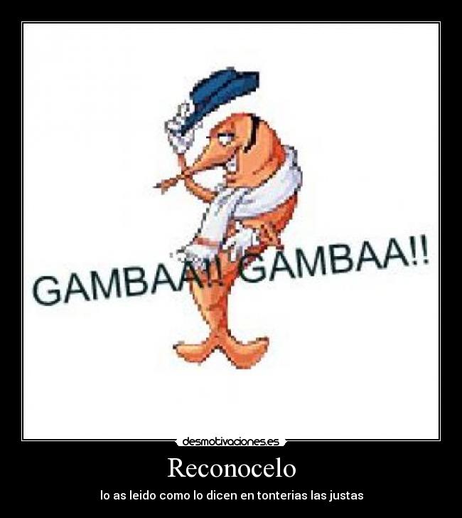 carteles gamba desmotivaciones