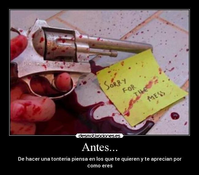 Antes... -