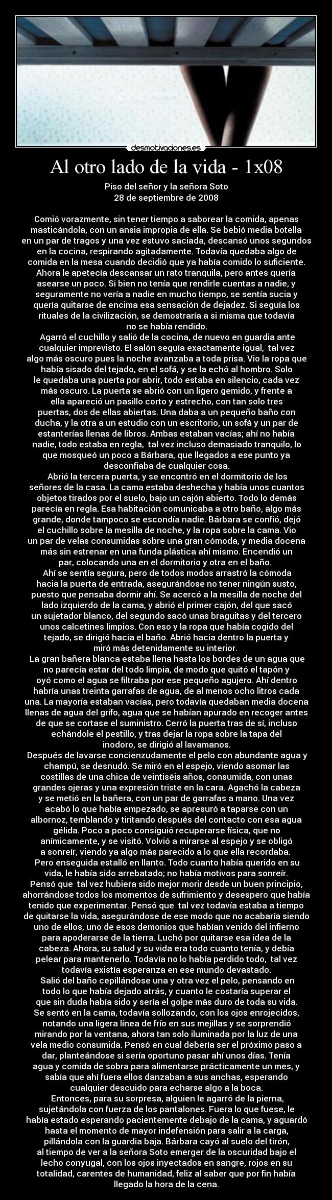 Al otro lado de la vida - 1x08 -