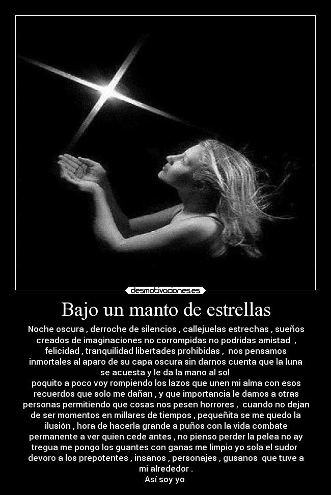 Bajo un manto de estrellas -