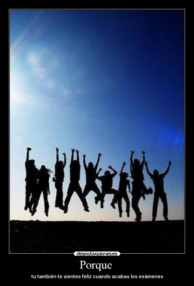 carteles examenes desmotivaciones