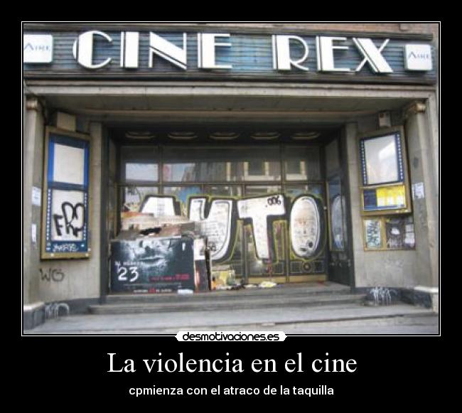 La violencia en el cine - 