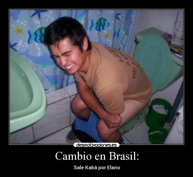 Cambio en Brasil: - Sale Kaká por Elano