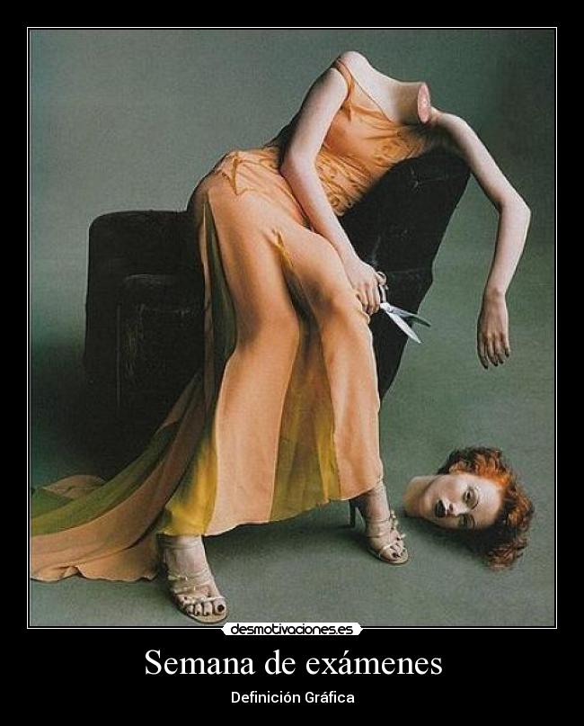 Semana de exámenes - Definición Gráfica