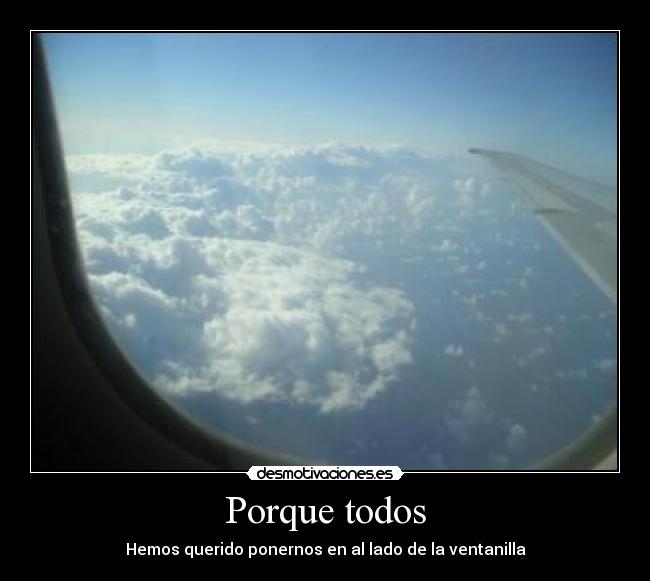carteles avion ventanilla vuelo nube desmotivaciones