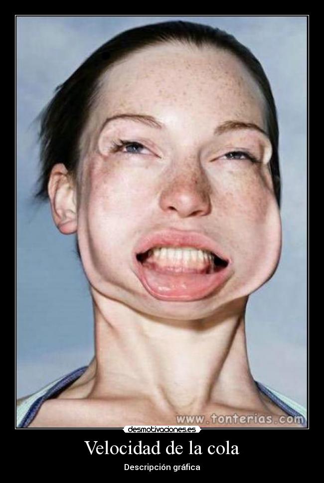 Velocidad de la cola - Descripción gráfica