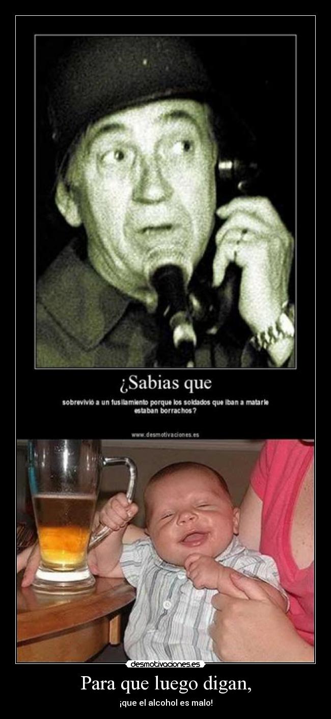 carteles alcohol desmotivaciones