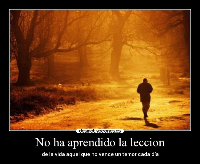 No ha aprendido la leccion - 