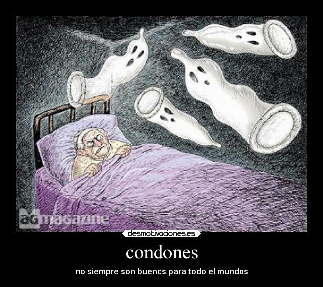 carteles condones desmotivaciones