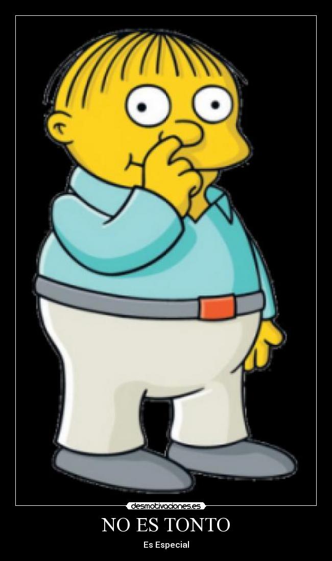 NO ES TONTO -