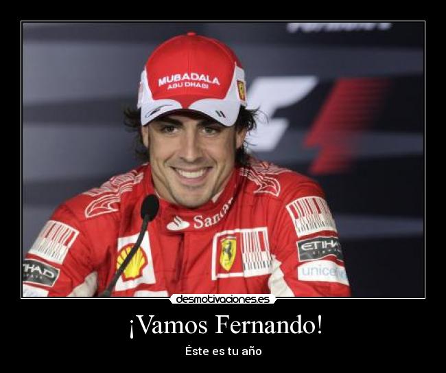 ¡Vamos Fernando! - Éste es tu año