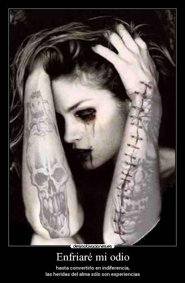 Enfriaré mi odio -