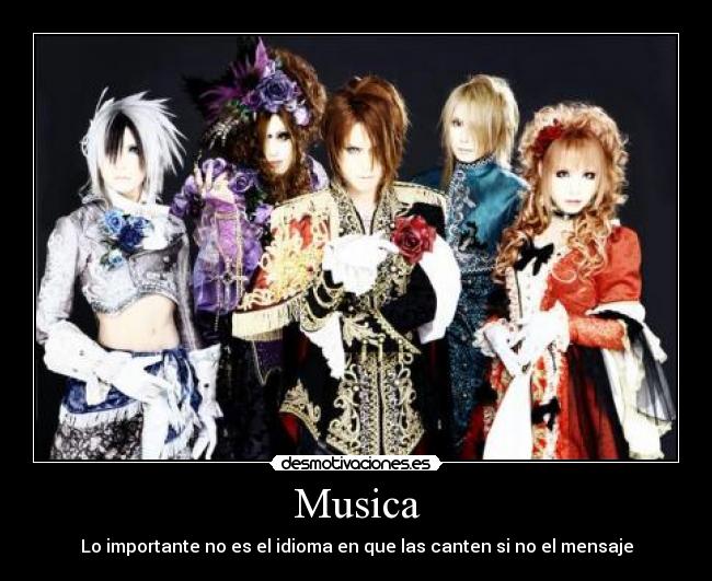 Musica - Lo importante no es el idioma en que las canten si no el mensaje