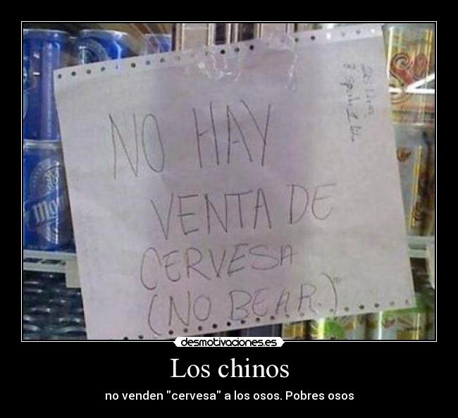 Los chinos -