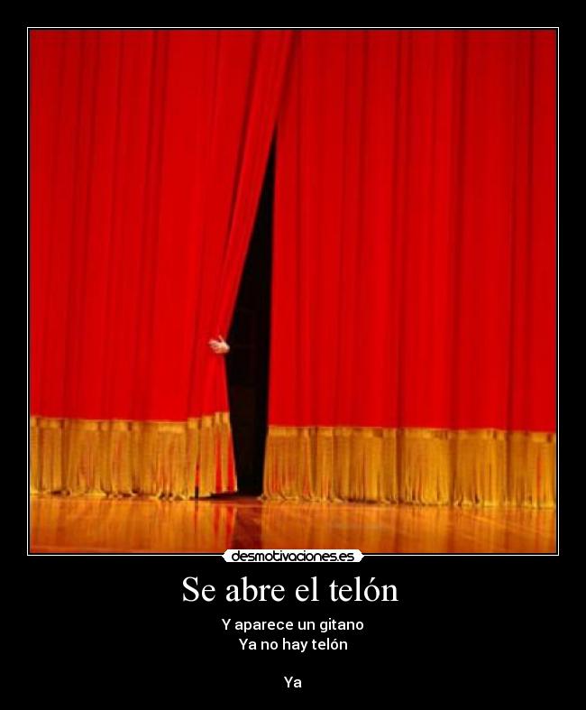 Se abre el telón -