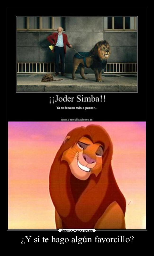¿Y si te hago algún favorcillo? -