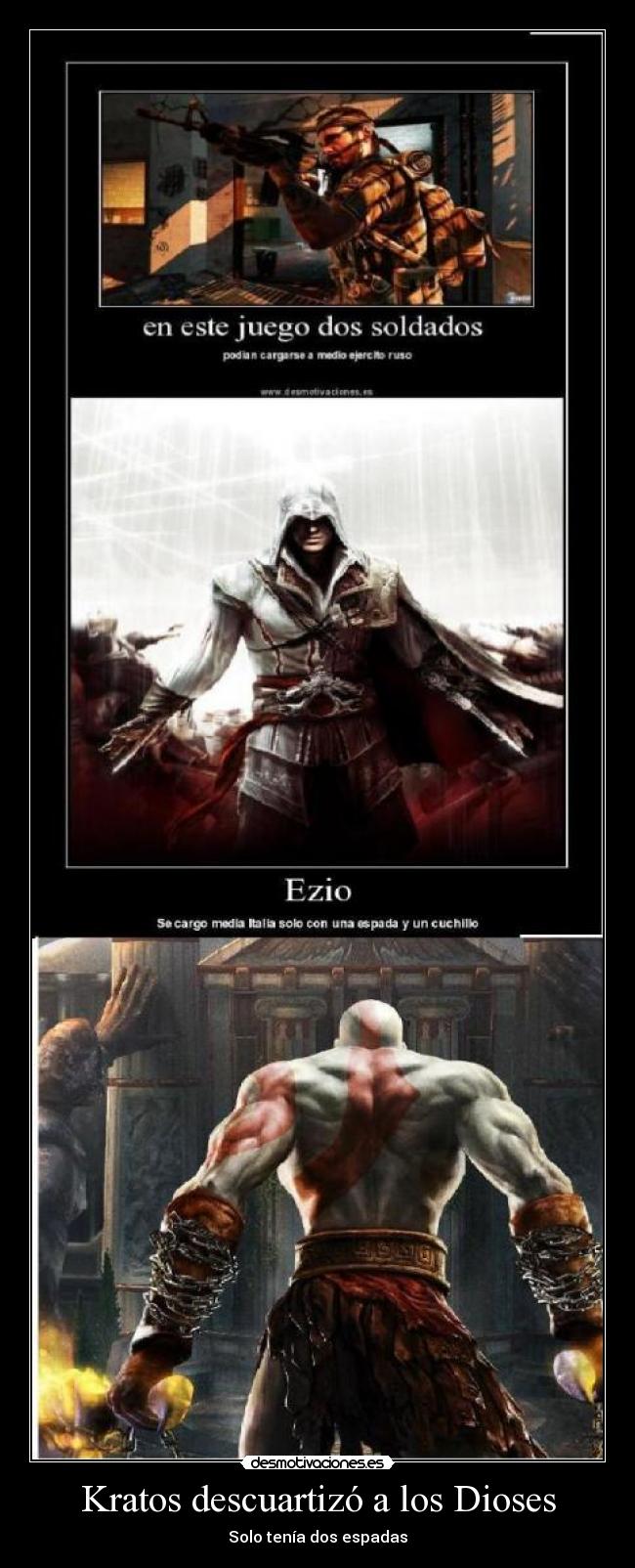 carteles kratos god war desmotivaciones