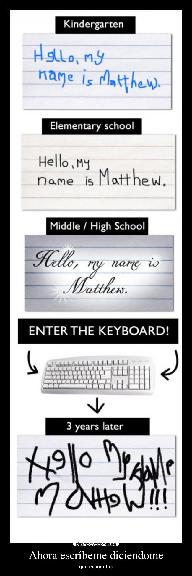 Ahora escríbeme diciendome - 