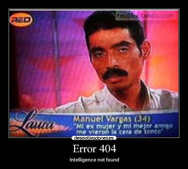 Error 404 -