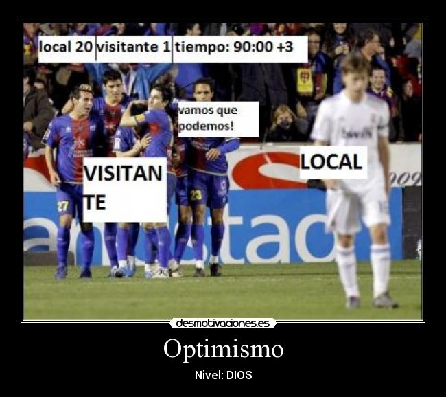 Optimismo - Nivel: DIOS