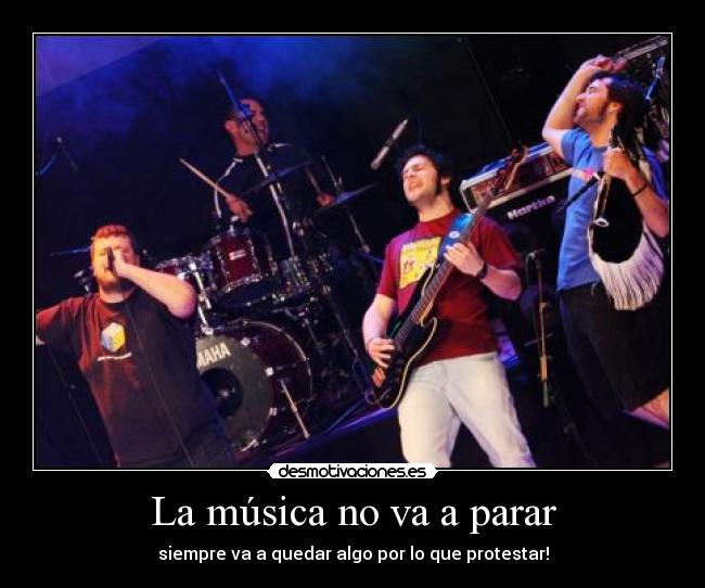 carteles musica musica desmotivaciones