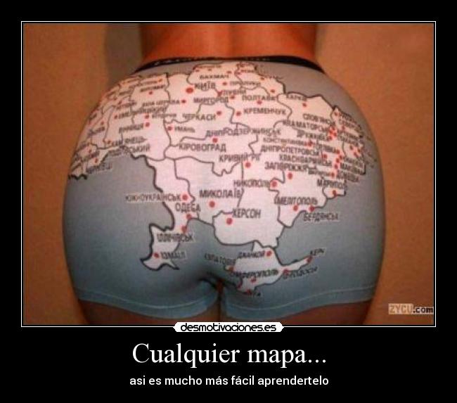 Cualquier mapa... - asi es mucho más fácil aprendertelo