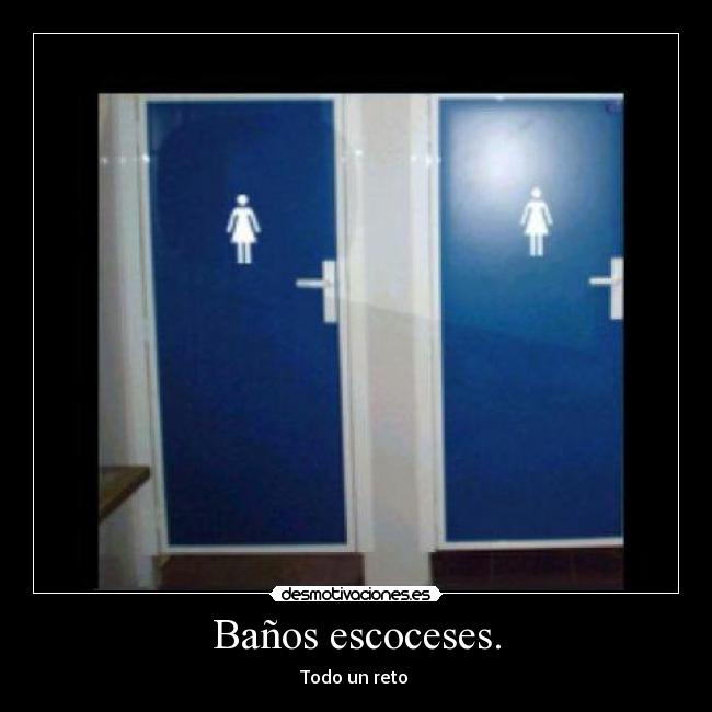 Baños escoceses. - Todo un reto 