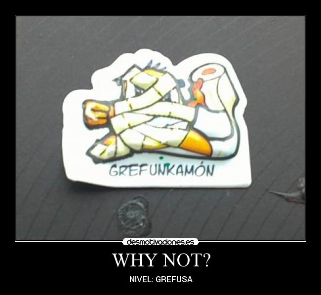 WHY NOT? - NIVEL: GREFUSA