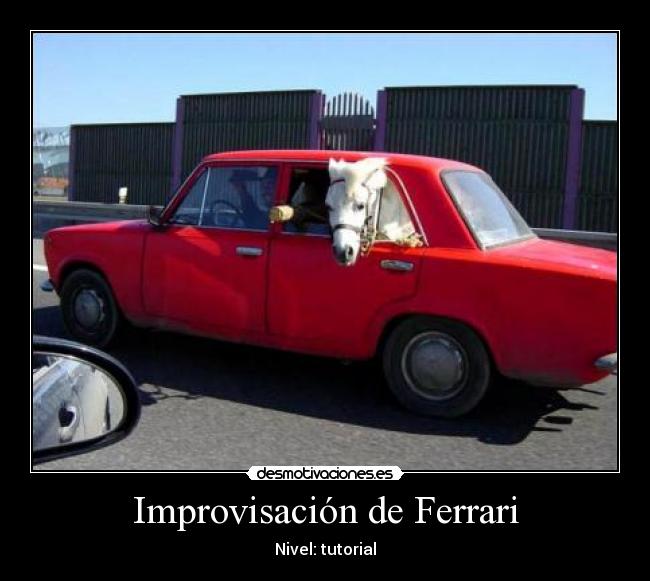 Improvisación de Ferrari - 