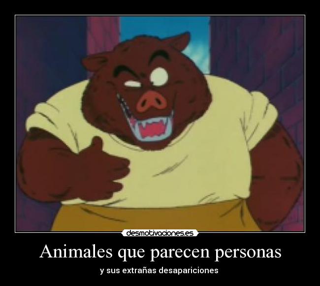 Animales que parecen personas - 