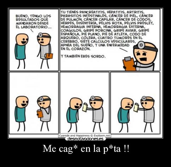 Me cag* en la p*ta !! -