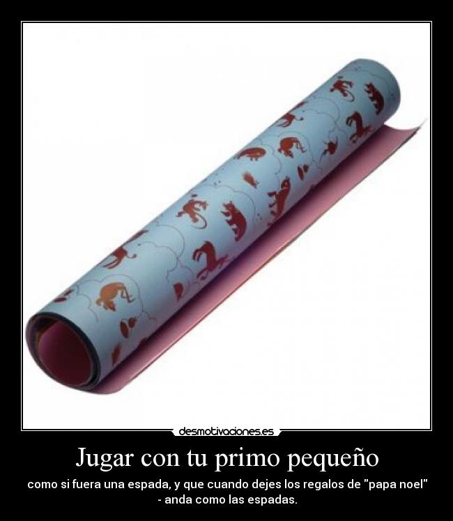 Jugar con tu primo pequeño -