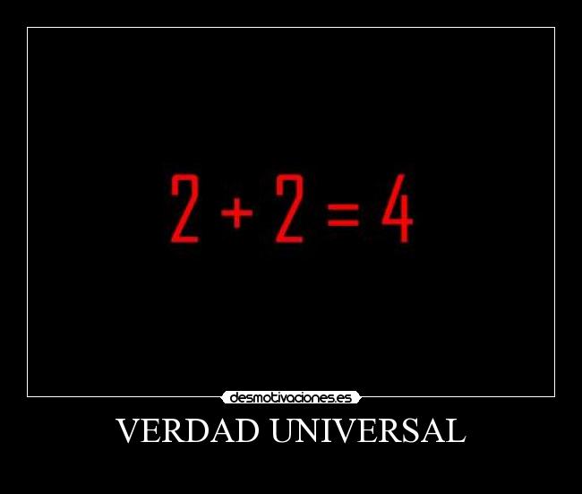 VERDAD UNIVERSAL -