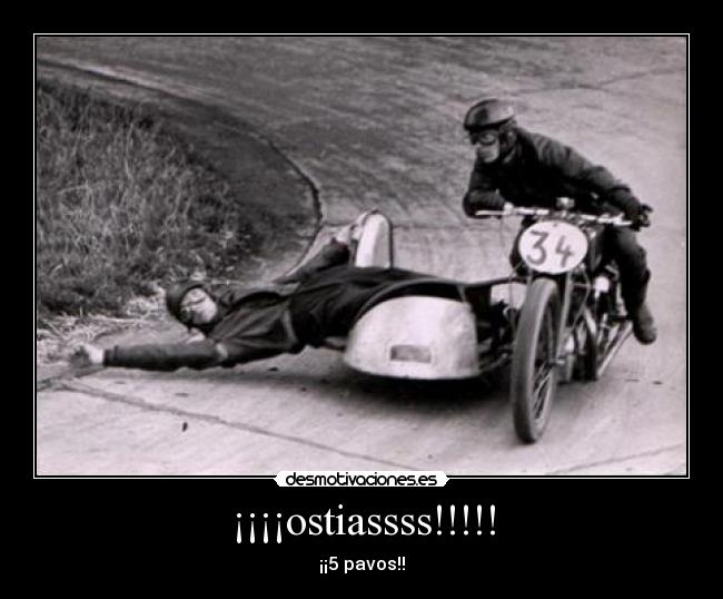 carteles moto desmotivaciones