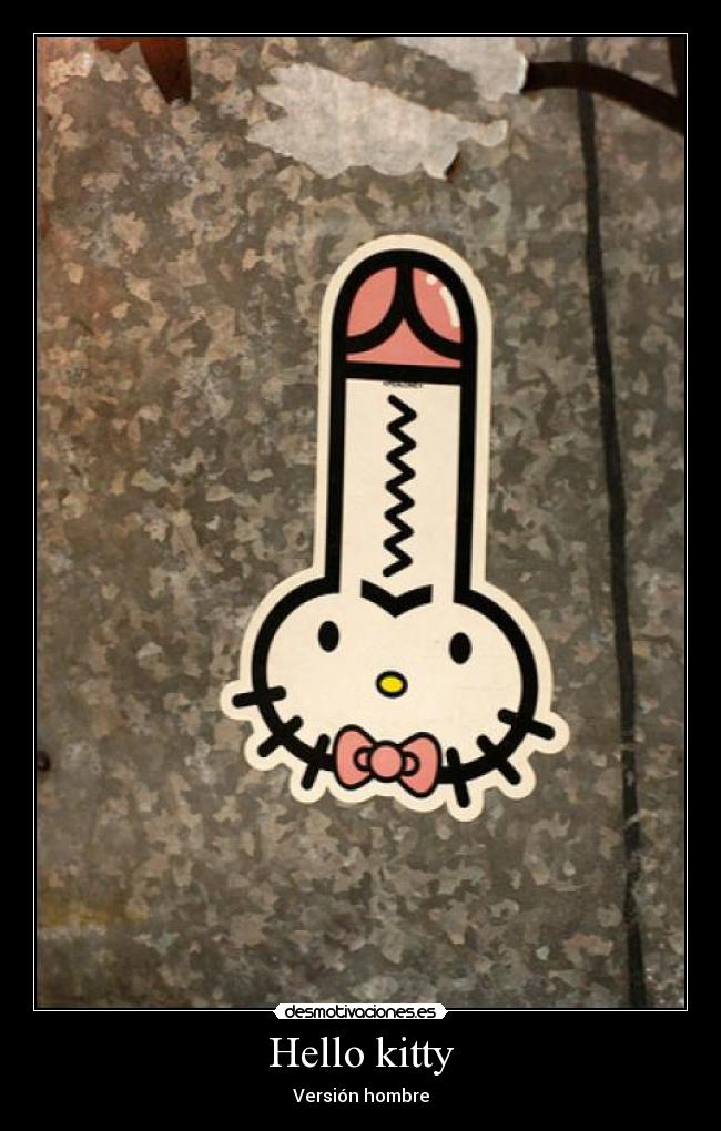 Hello kitty - Versión hombre