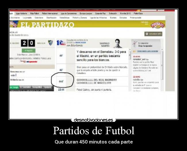Partidos de Futbol - 