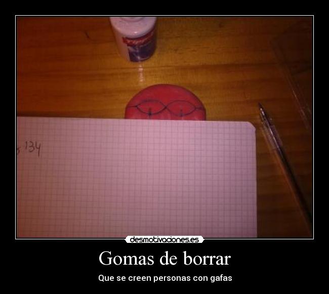 Gomas de borrar - 