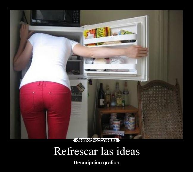 Refrescar las ideas - Descripción gráfica