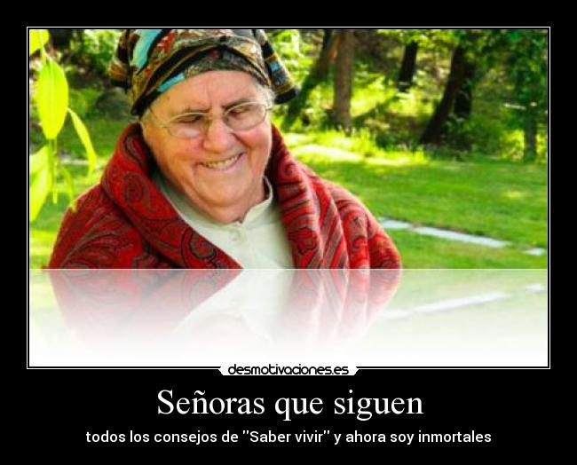 Señoras que siguen - 