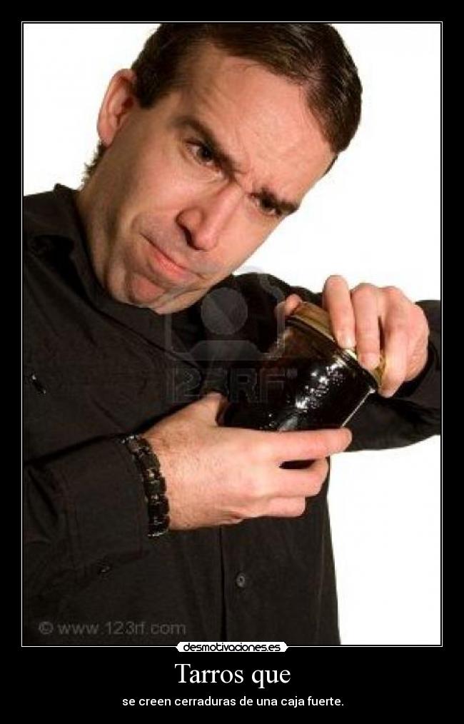 Tarros que - se creen cerraduras de una caja fuerte.