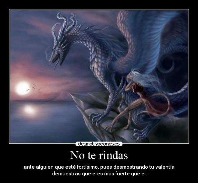 No te rindas -