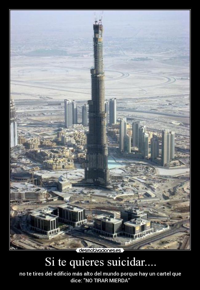 Si te quieres suicidar.... -