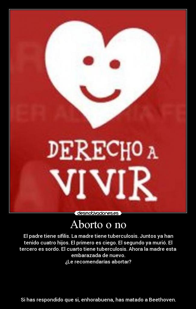 Aborto o no -