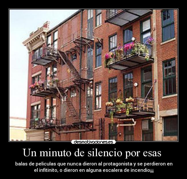 Un minuto de silencio por esas  - 