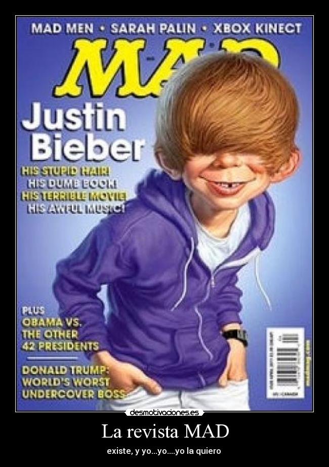 La revista MAD - existe, y yo...yo....yo la quiero 